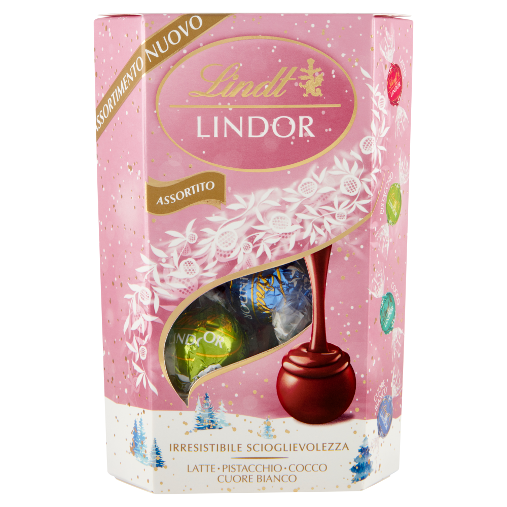 Lindt Cioccolatini Lindor Cioccolatini assortiti limited edition Scatola 200 g