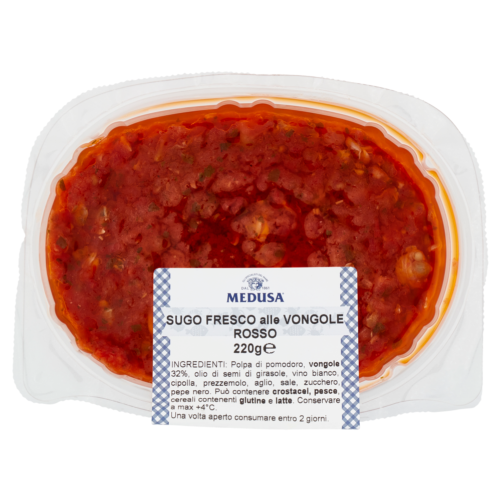 Medusa Sugo Fresco alle Vongole Rosso 220 g