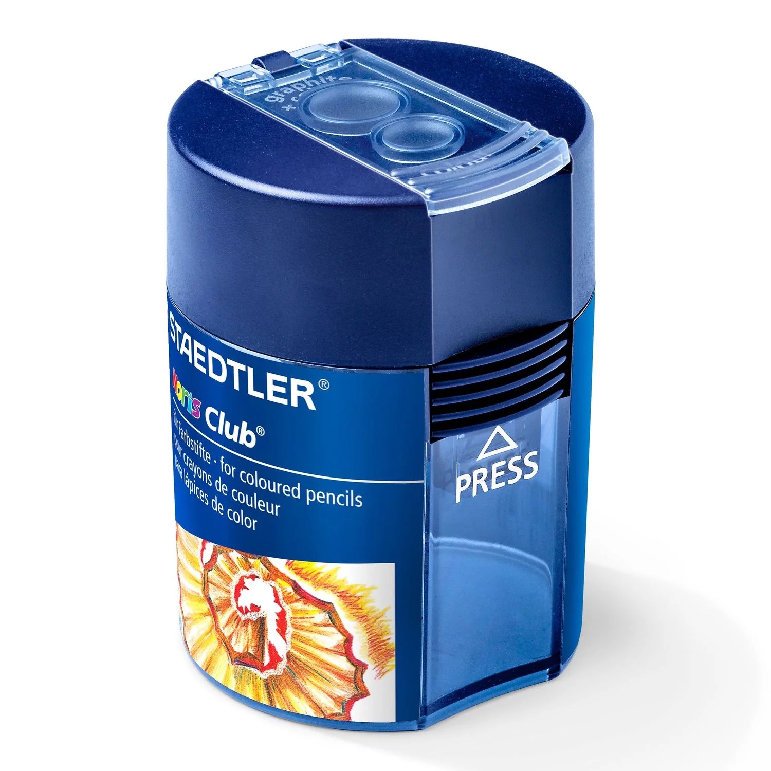 Staedtler Temperamatite a due fori con contenitore trucioli