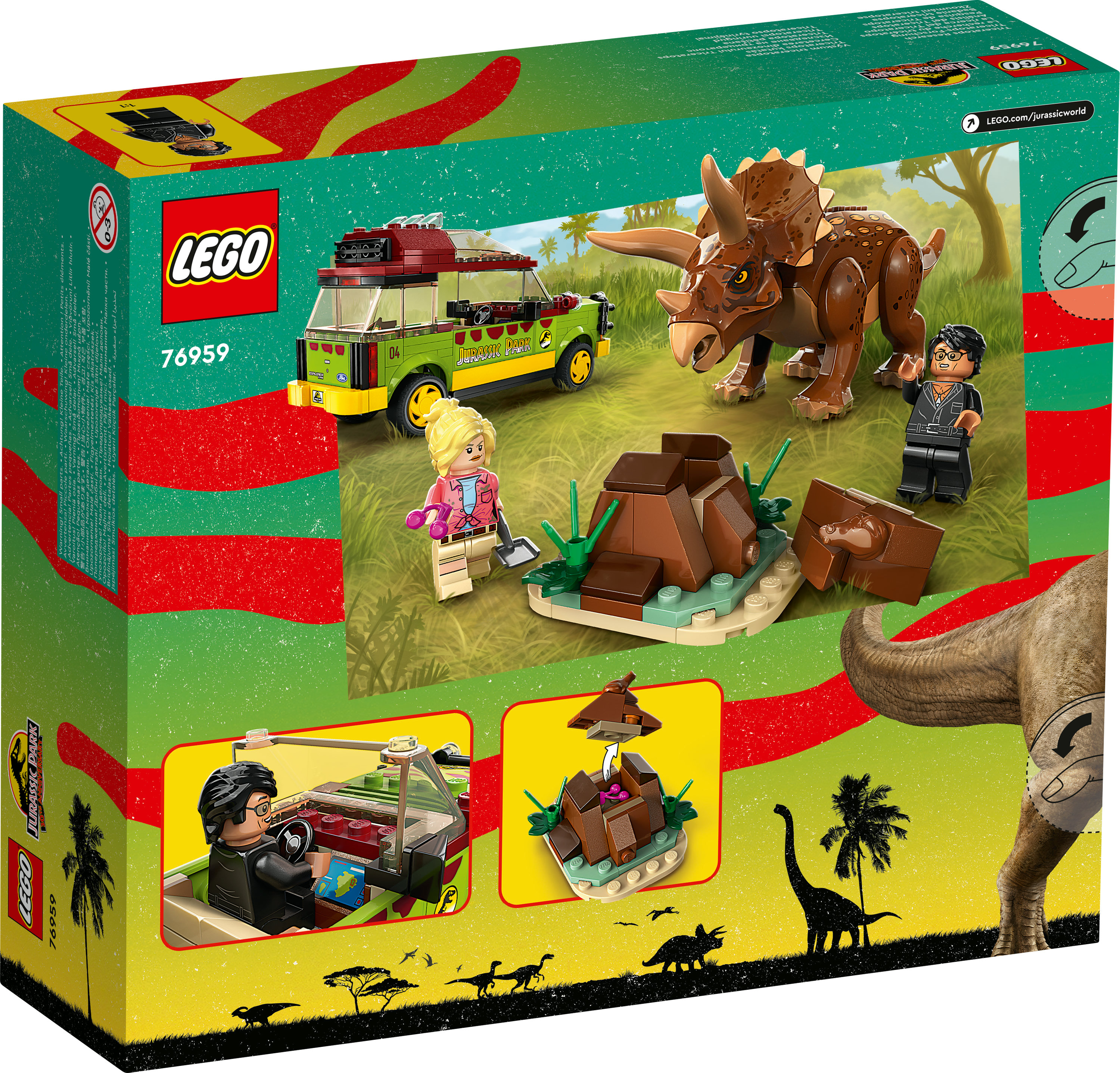 LEGO Jurassic World La ricerca del Triceratopo