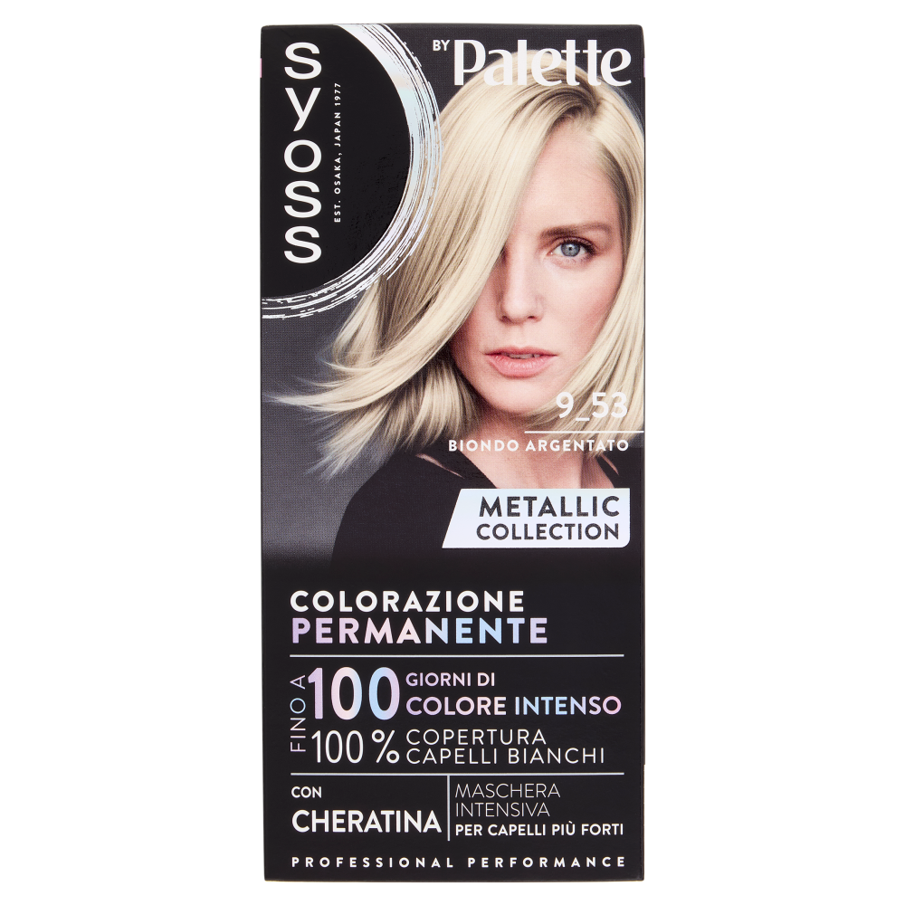 Syoss By Palette Colorazione Permanente 9_53 Biondo Argentato