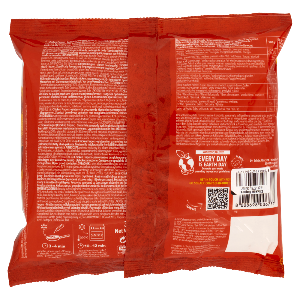Schär Chicken Fingers 375 g