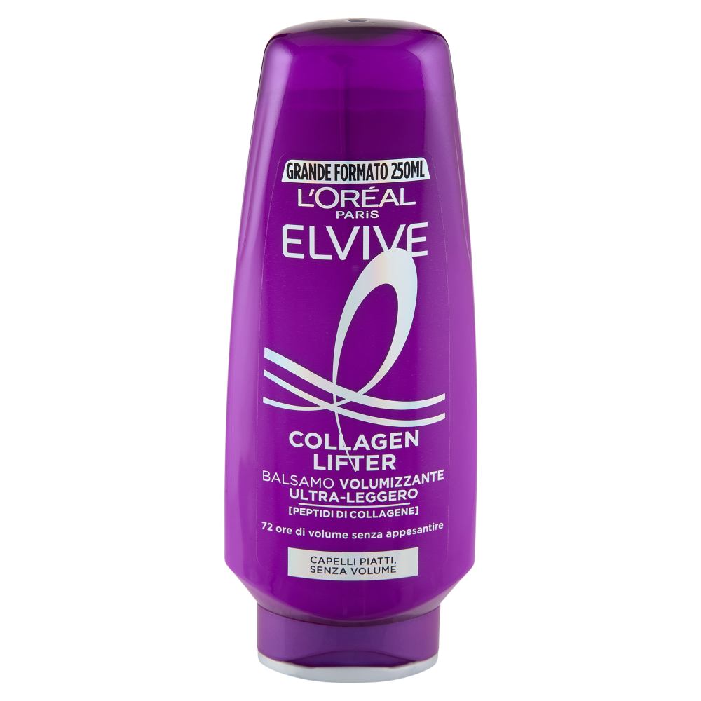 Elvive Collagen Lifter Balsamo Volumizzante Ultra-Leggero, per Capelli Senza Volume 250 ml