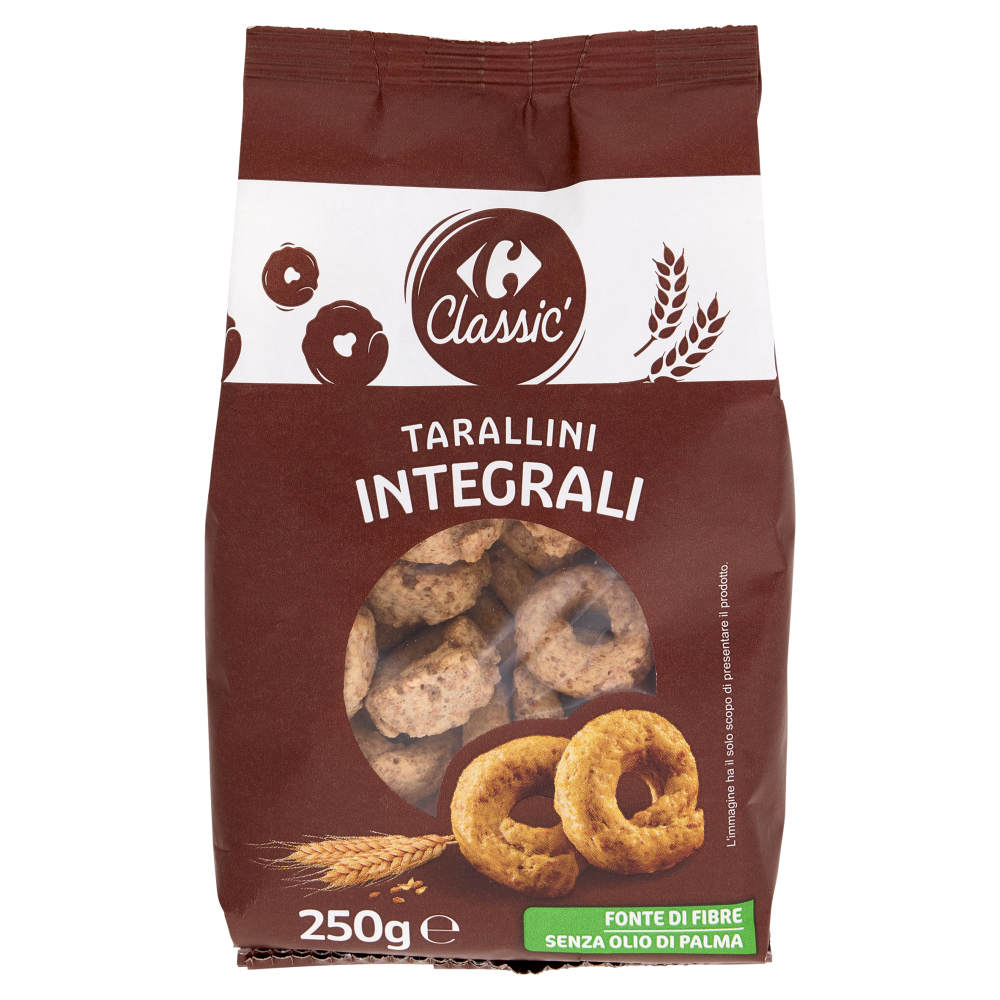Carrefour Classic Tarallini Integrali 250 g