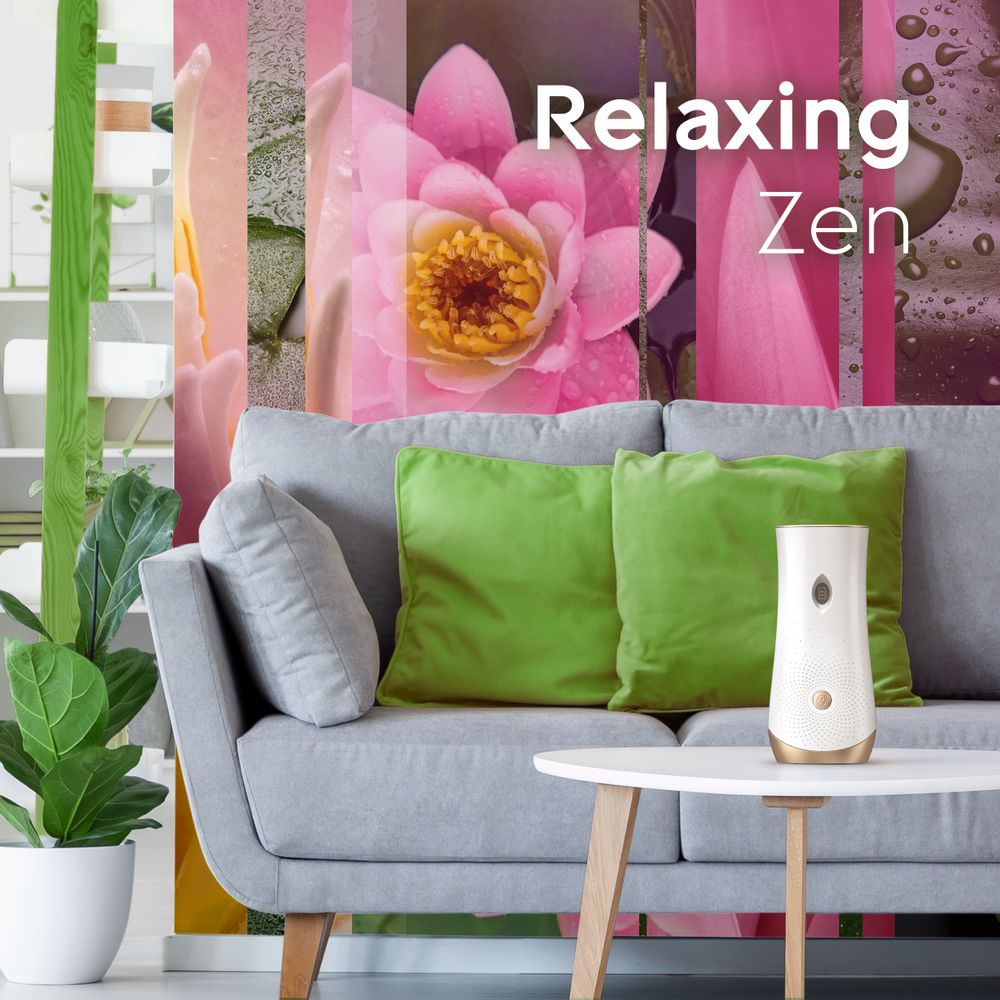 Glade Automatic Spray Ricarica, Profumatore per Ambienti, Fragranza Relaxing Zen, 269 ml