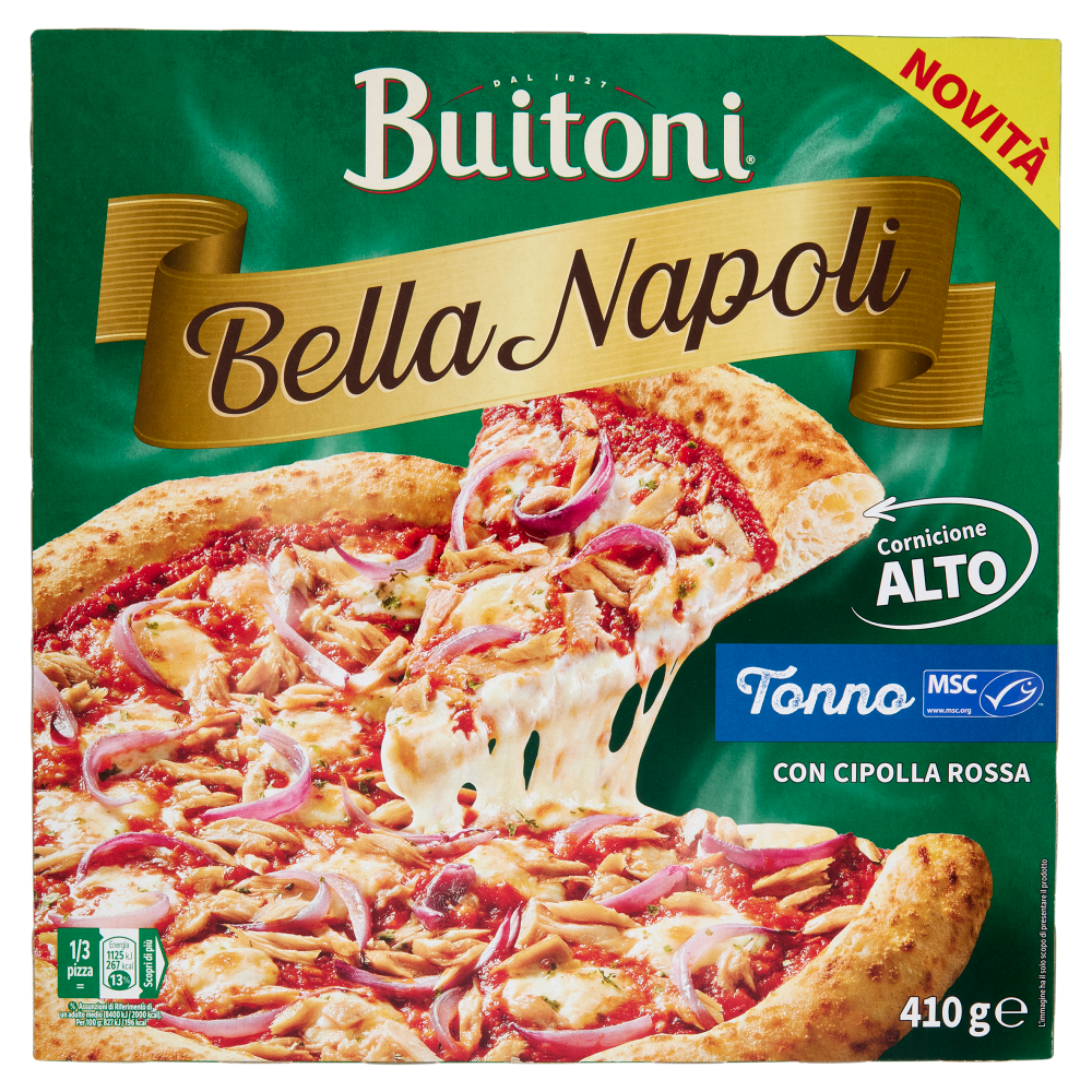 Buitoni Bella Napoli Tonno Pizza surgelata 410 g