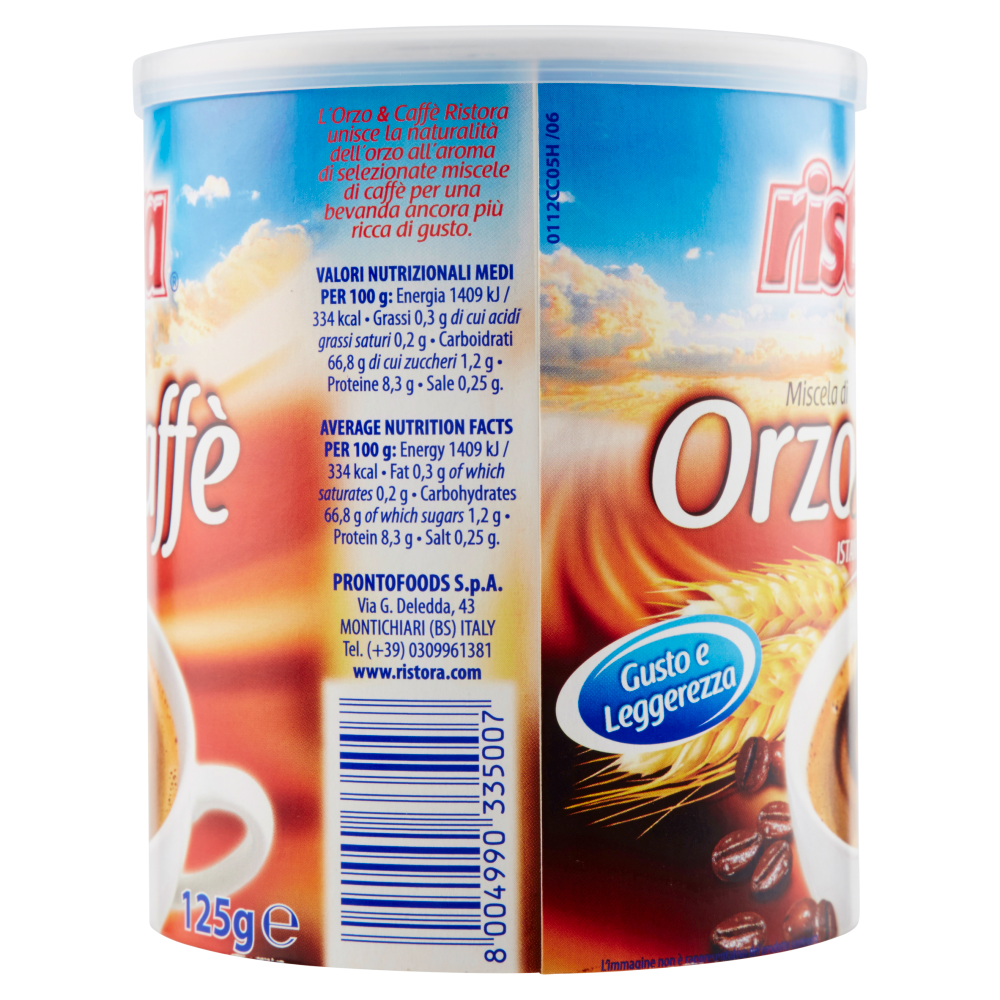 ristora Miscela di Orzo & Caffè Istantaneo 125 g