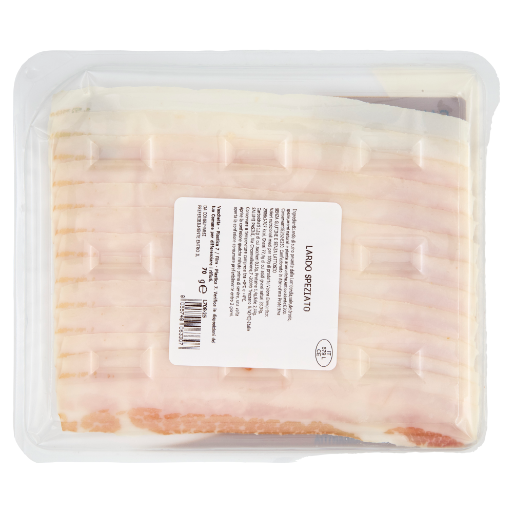 Salumi Pasini Lardo Speziato 70 g