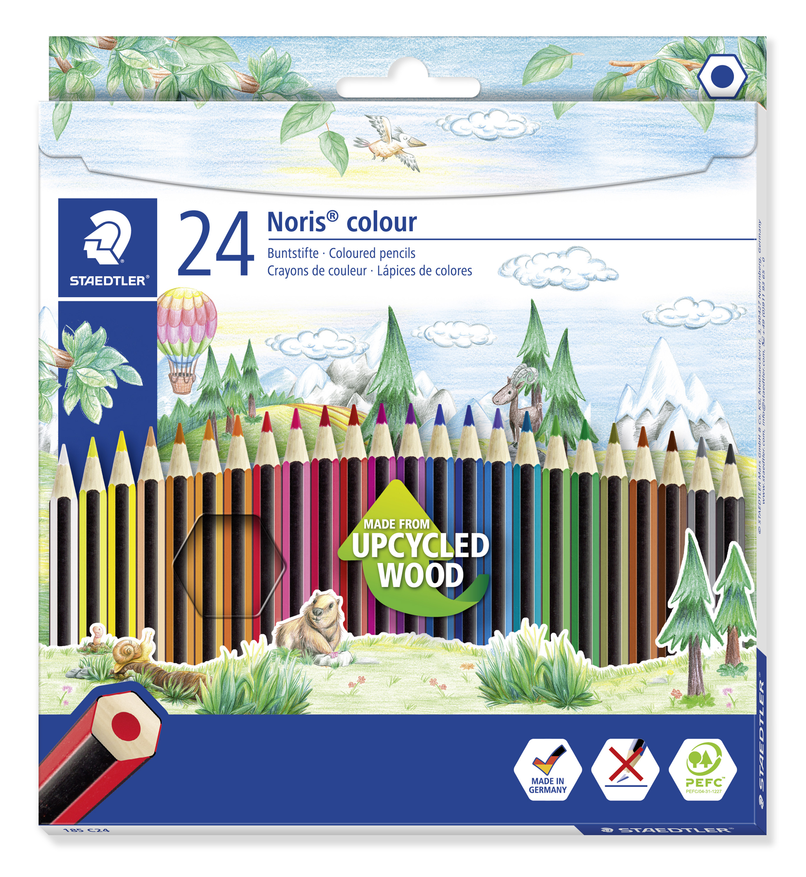 Staedtler Noris colour 185 Multicolore 24 pz