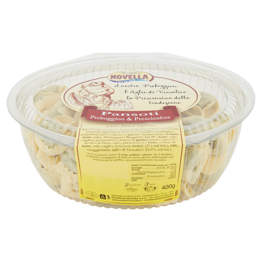 Pastificio Novella Pansoti Preboggion e Prescins&ecirc;ua 400 g