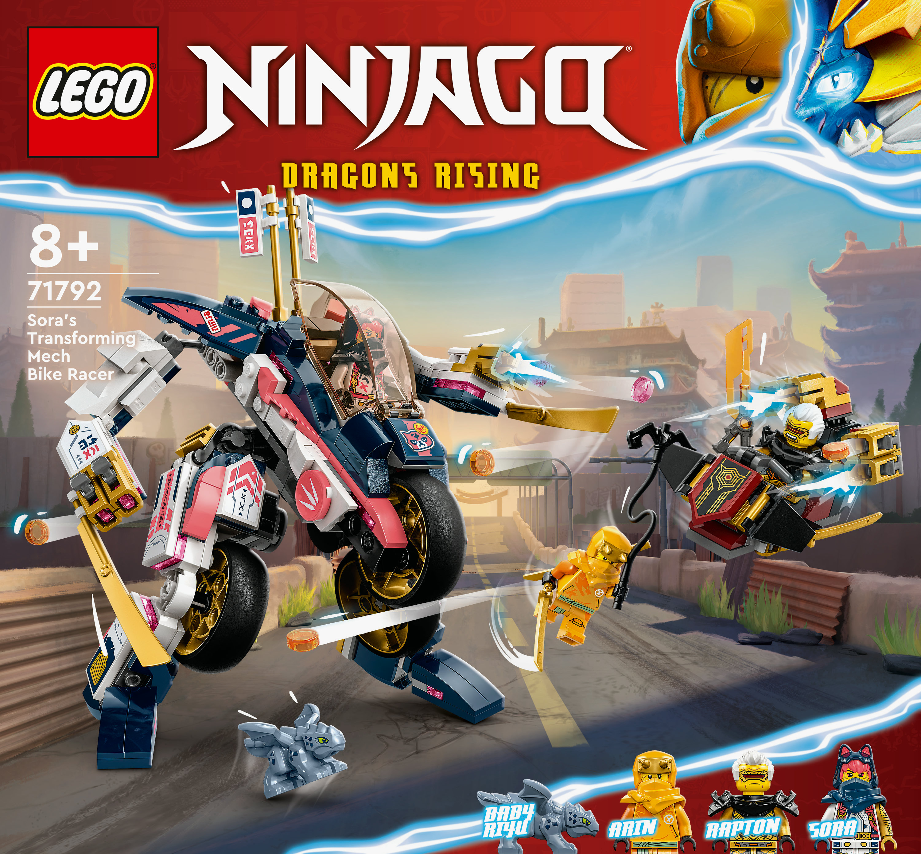 LEGO NINJAGO Moto-mech Transformer di Sora