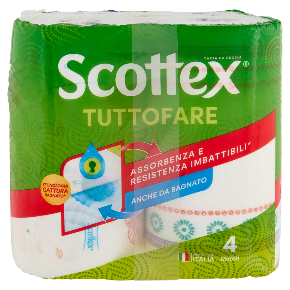 Scottex Tuttofare Carta da Cucina 4 pz