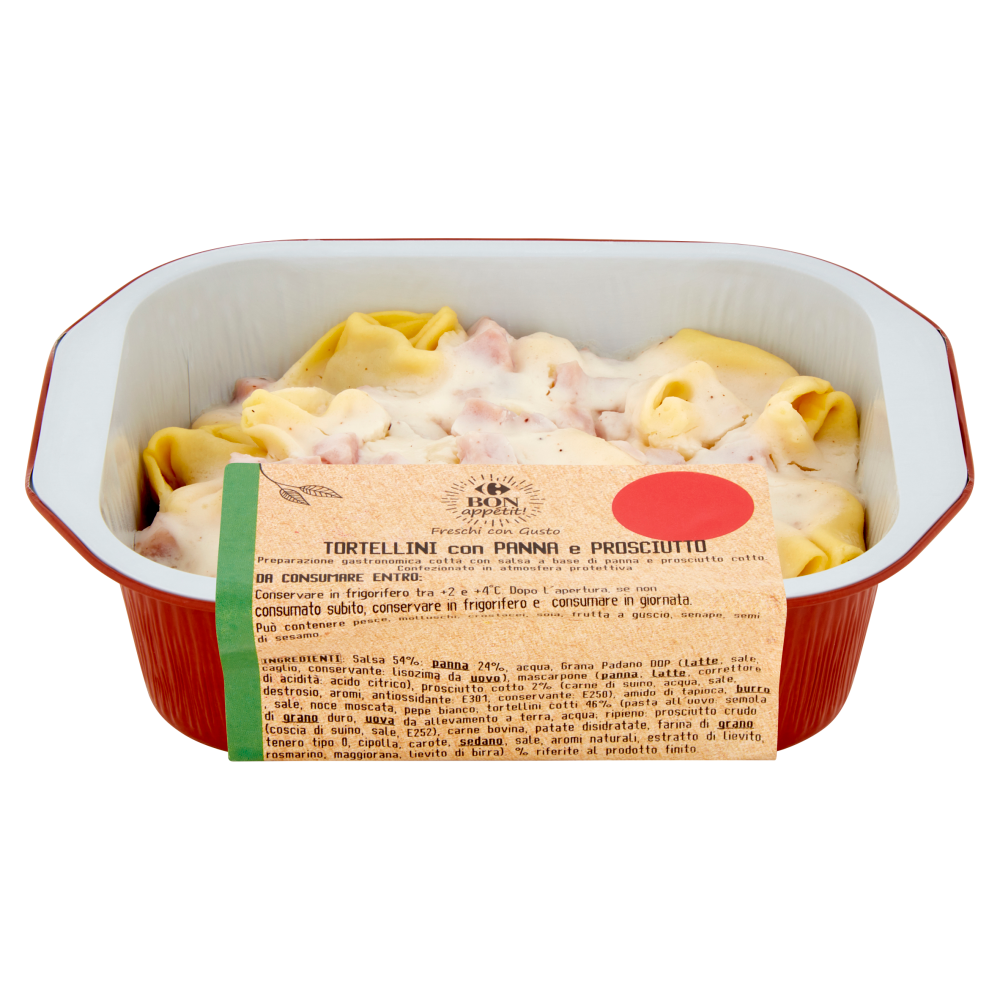 Carrefour Bon appétit! Tortellini con Panna e Prosciutto 260 g Carrefour