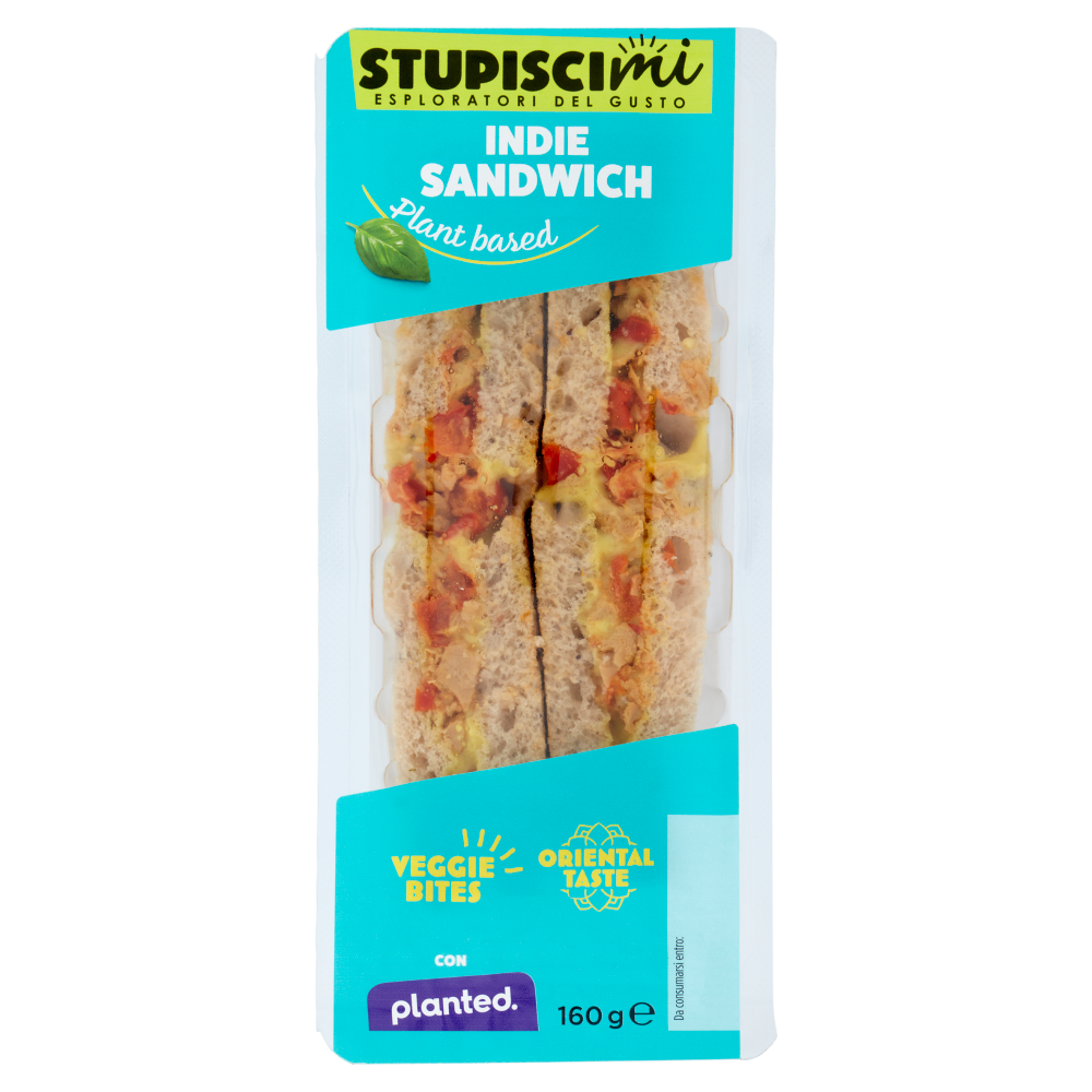 planted. Stupiscimi Indie Sandwich 160 g