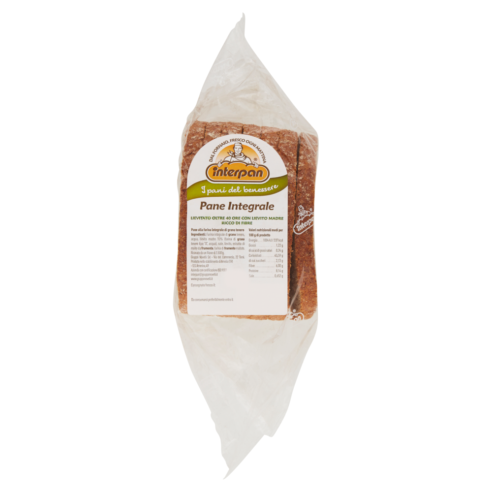 interpan I pani del benessere Pane Integrale 350 g