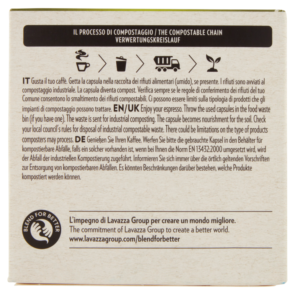 Lavazza A Modo Mio ¡Tierra! Bio-Organic For Planet 16 Capsule 120 g