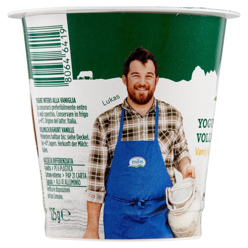 mila Yogurt Intero Vaniglia 125 g