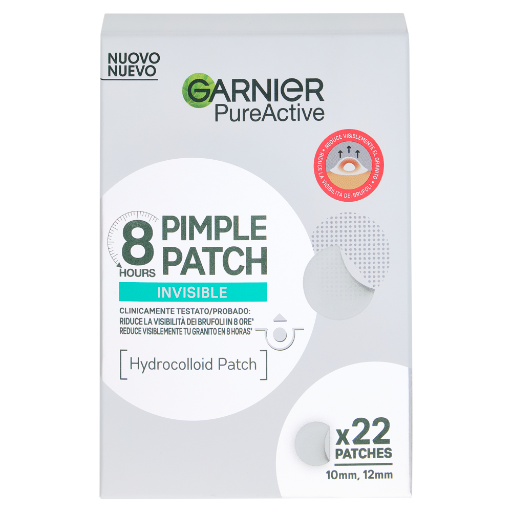 Garnier PureActive 8 Hours Pimple Patch Invisible 22 pz