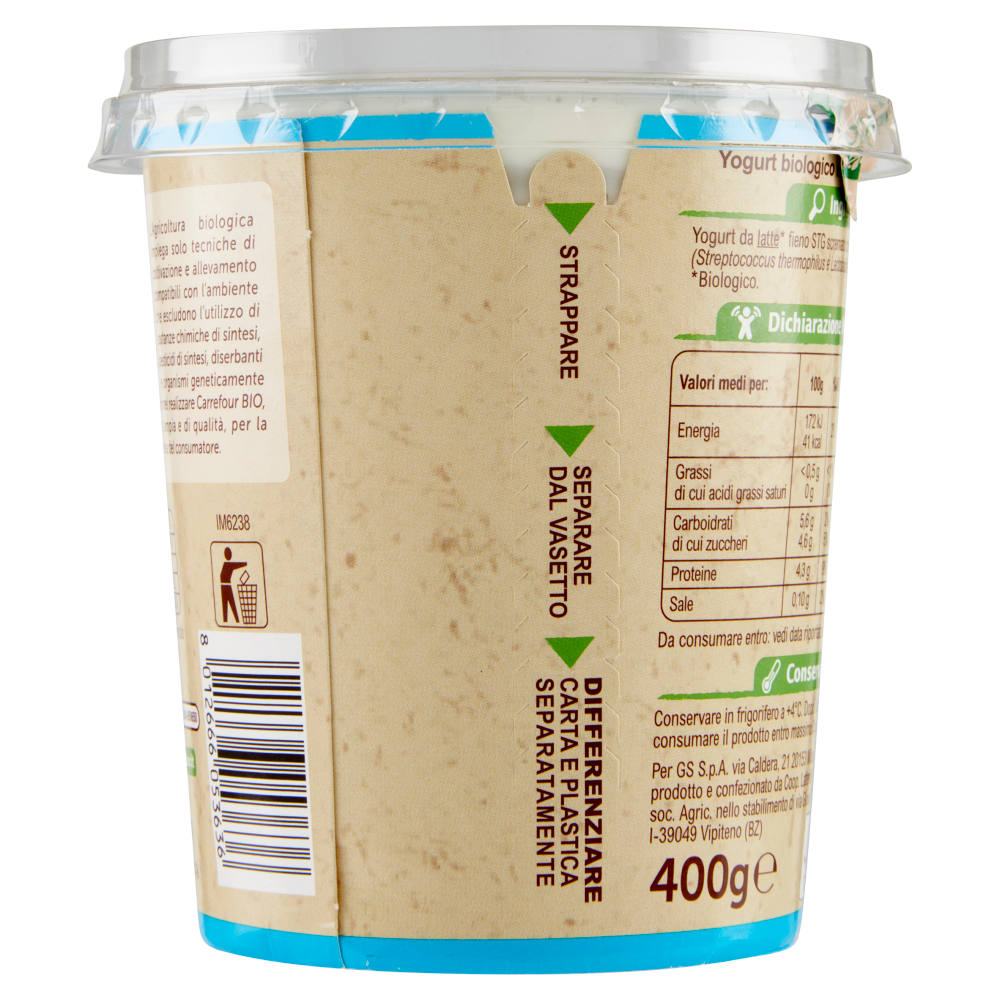 Carrefour Bio Yogurt magro 400 g