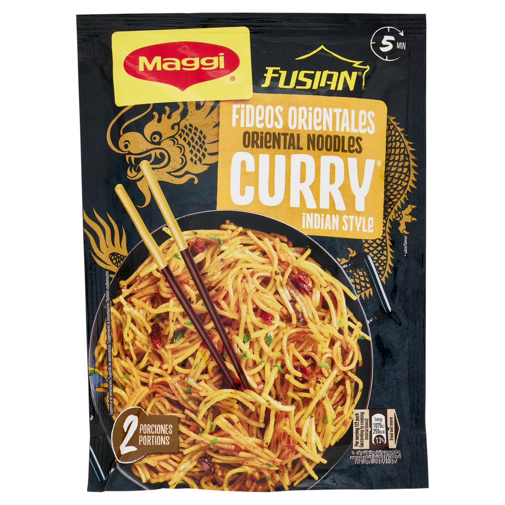 MAGGI Fusian Taste of Curry Noodles Istantanei con Curry (2 porzioni) 118 g