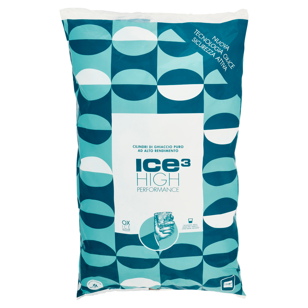 ice cube Ice³ High Performance Cilindri di Ghiaccio Puro ad Alto Rendimento 2,5 kg