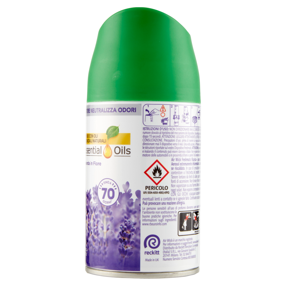 Air Wick Freshmatic Ricarica Lavanda in Fiore Profumatore per ambiente 250 ml