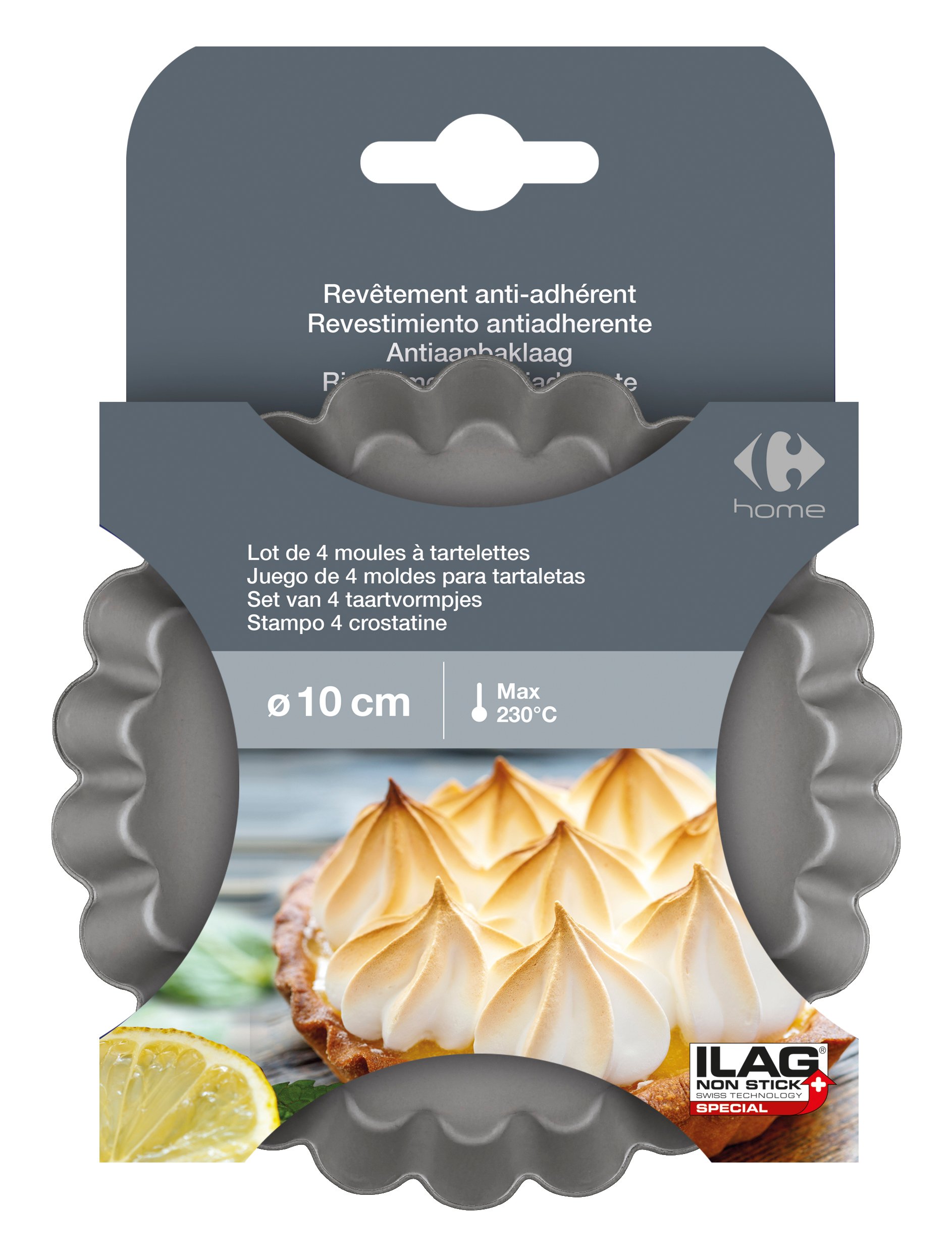 Carrefour Stampi tartellette 4 pezzi