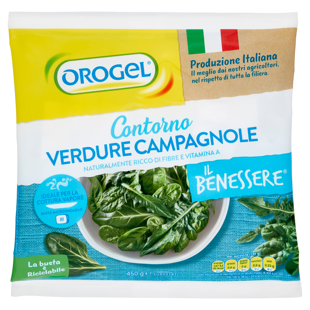 Orogel Il Benessere Contorno Verdure Campagnole Surgelati 450 g