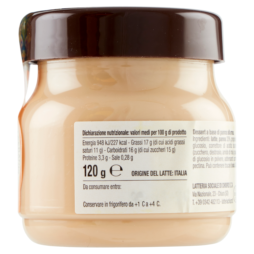 Latteria Sociale Cooperativa Chiuro Panna Ghiotta Mou 120 g