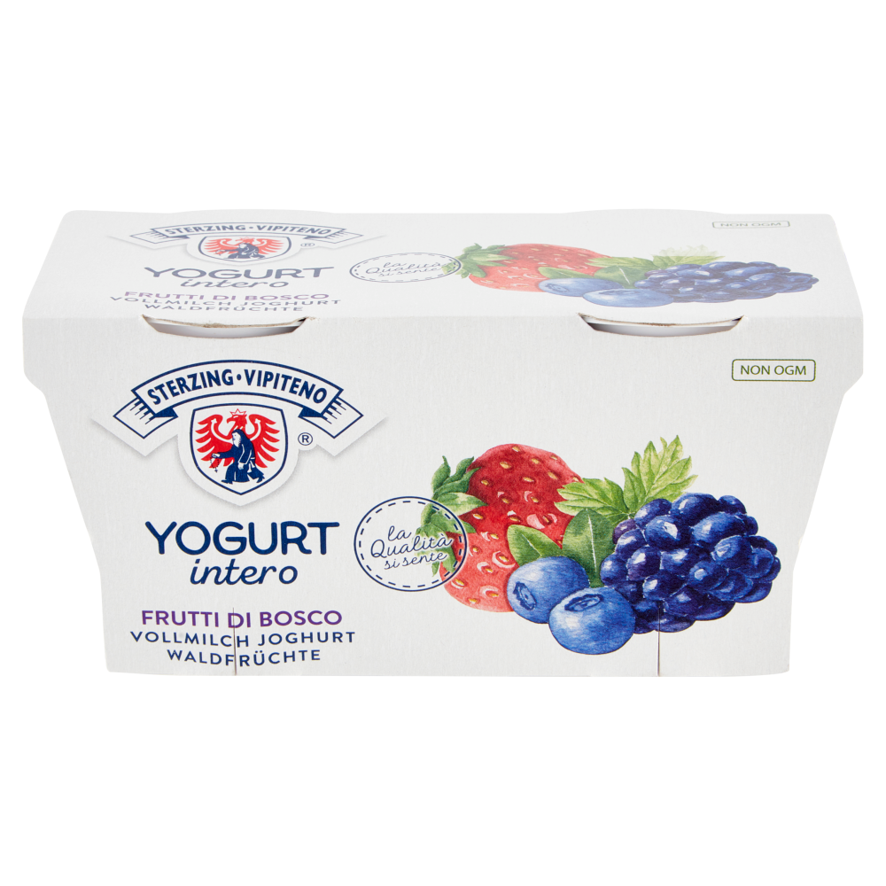 Sterzing Vipiteno Yogurt intero Frutti di Bosco 2 x 125 g