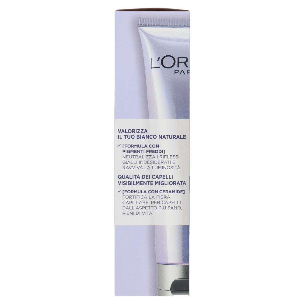 L'Or&eacute;al Paris Cool Silver Bianco Perla Trattamento Ravvivante, per Capelli Bianchi, 114 ml