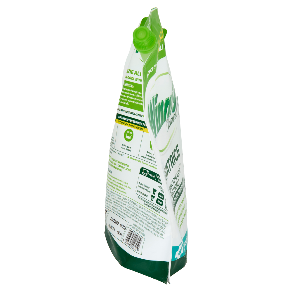 Winni's Naturel Lavatrice Igienizzante Tea Tree Oil e Aloe Vera pouch 33 Lavaggi 1,485 l
