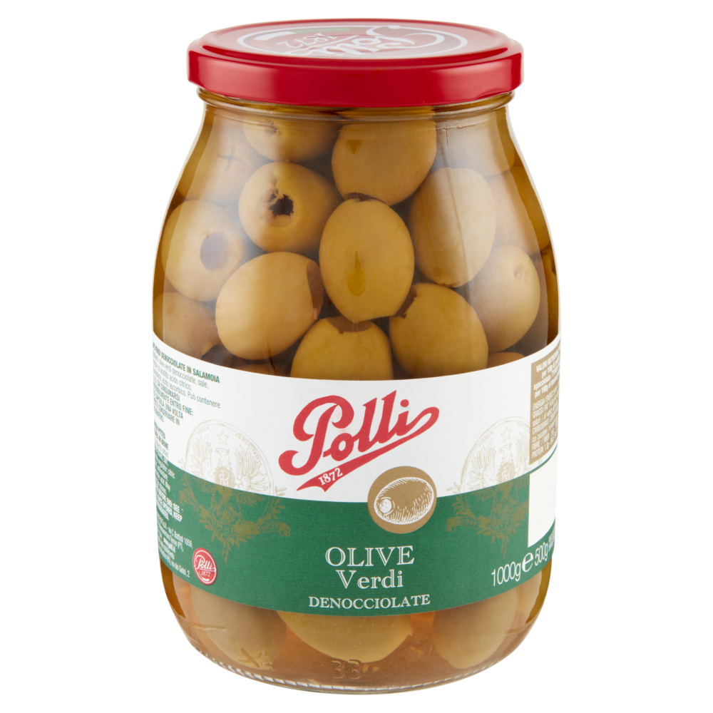 Polli Olive Verdi Denocciolate 1000 g