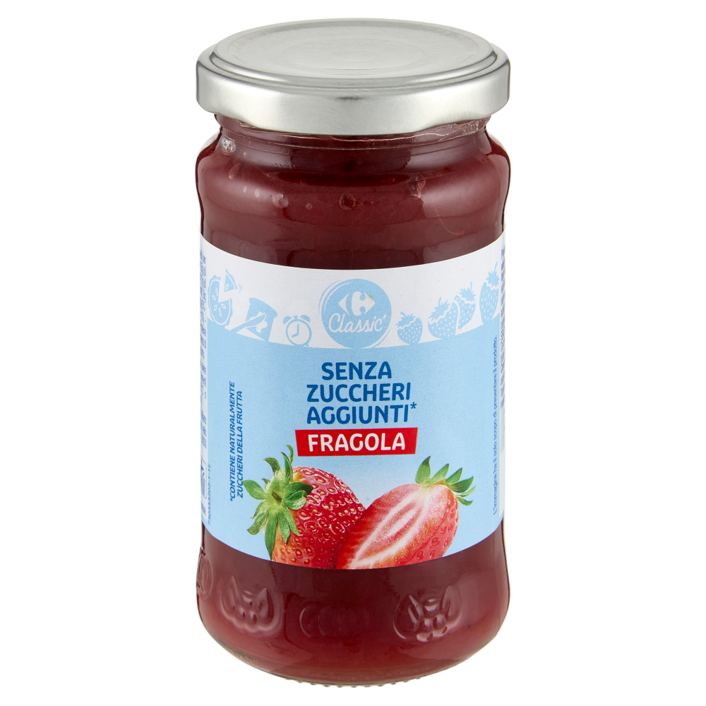 Carrefour Classic Senza Zuccheri Aggiunti* Fragola 220 g