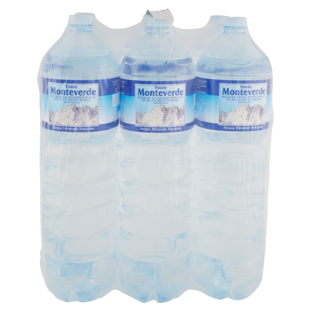 Fonte Monteverde Acqua Oligominerale di Alta Montagna Naturale 6 x 200 cl