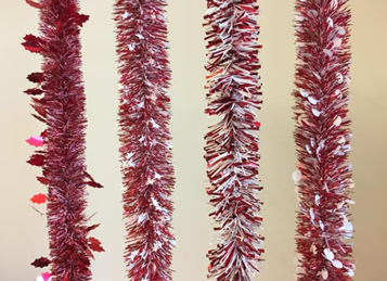 Valtpino Ghirlanda mt2,5 Fantasia Rosso/Bianco