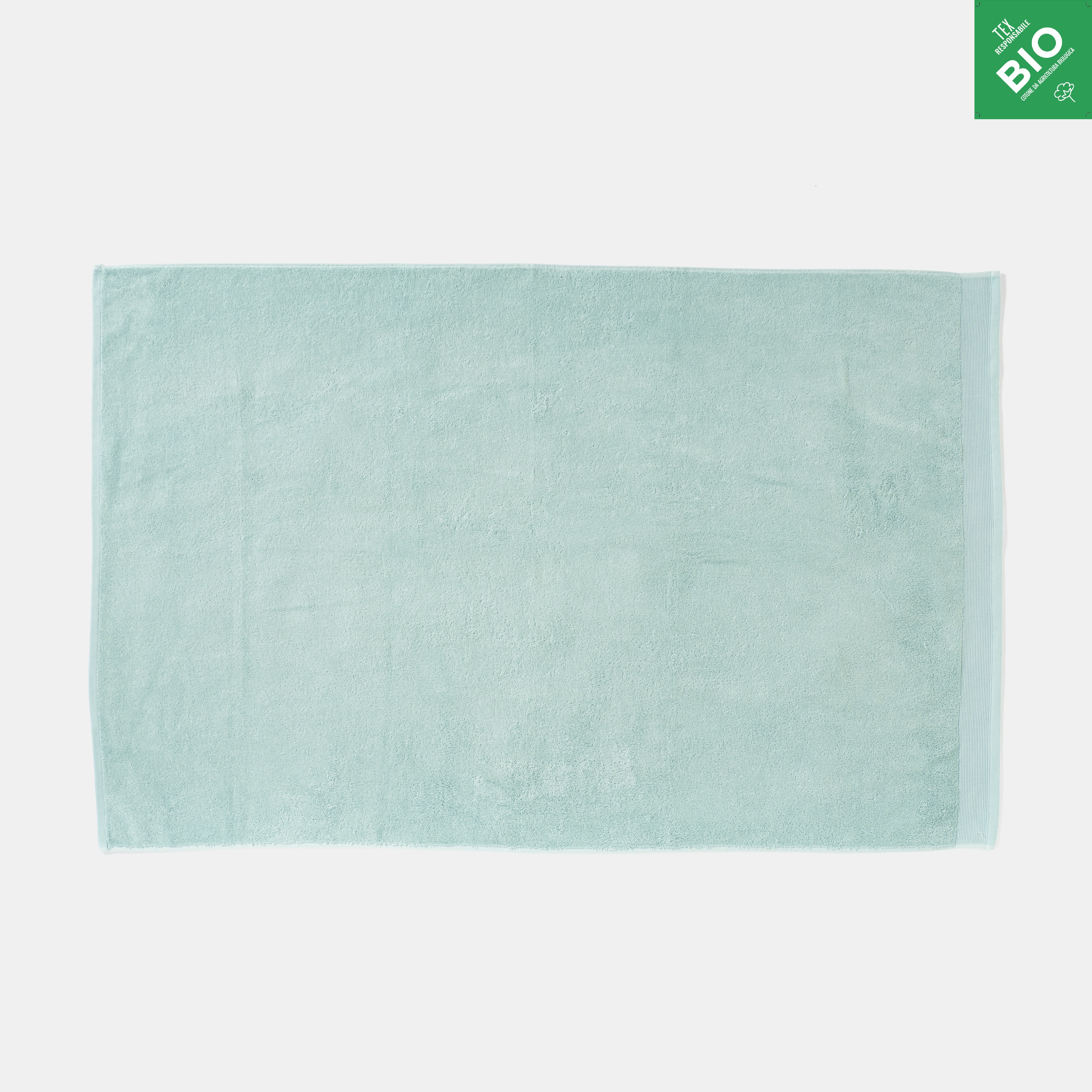 TEX HOME Telo maxi cotone BIO, acqua, 100x150 cm