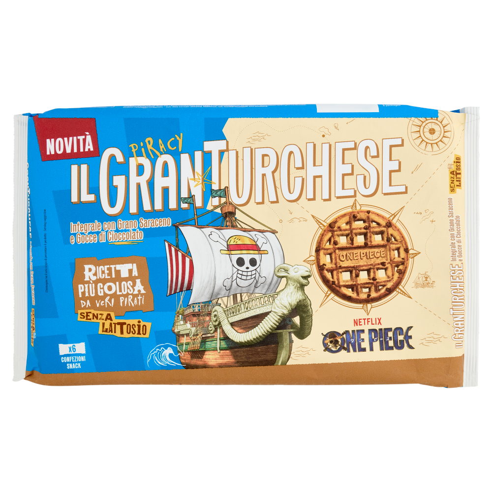 Colussi il GranTurchese Integrale con Grano Saraceno e Gocce di Cioccolato One Piece 340 g