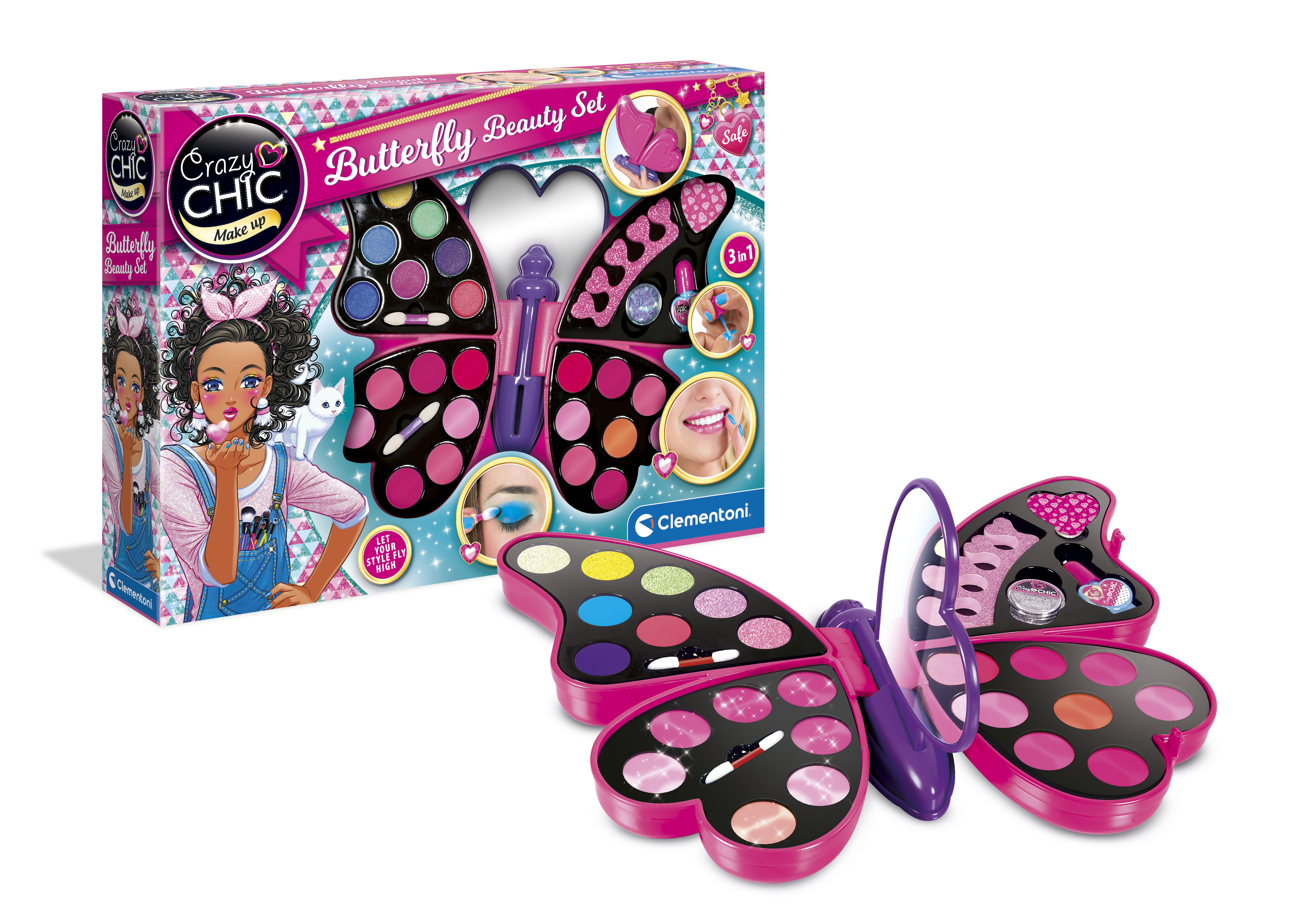 Clementoni Crazy Chic Butterfly beauty set