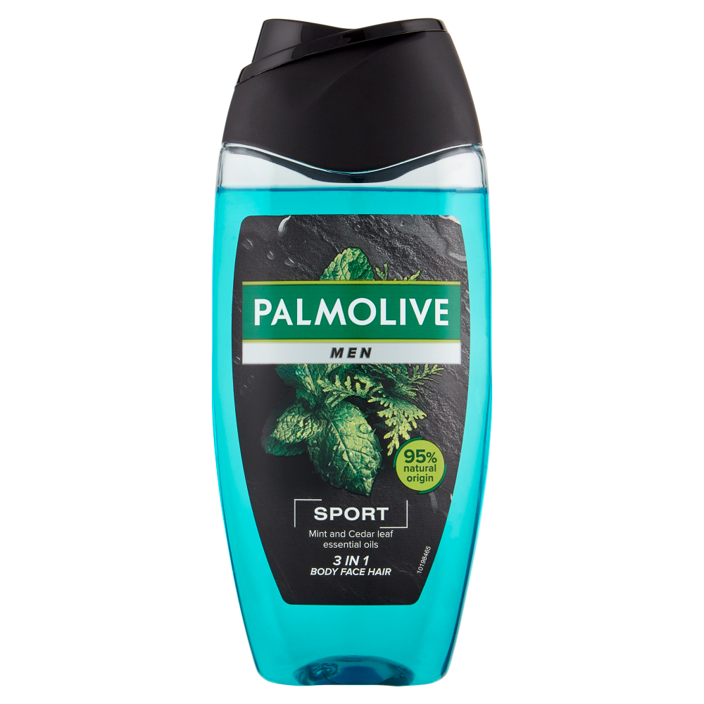 Palmolive bagnoschiuma Men Sport 3 in 1 con oli essenziali 220 ml