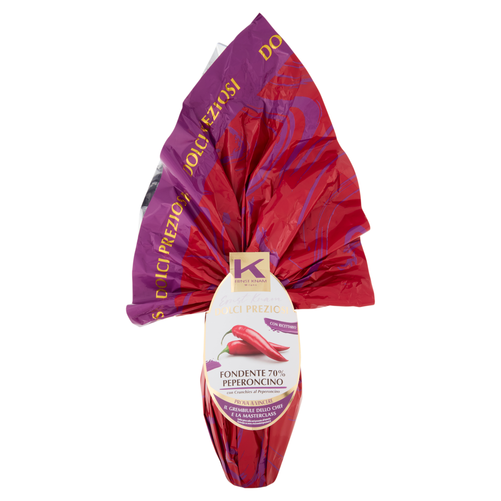 Dolci Preziosi Uovo Fondente 70% Peperoncino Ernst Knam 260 g