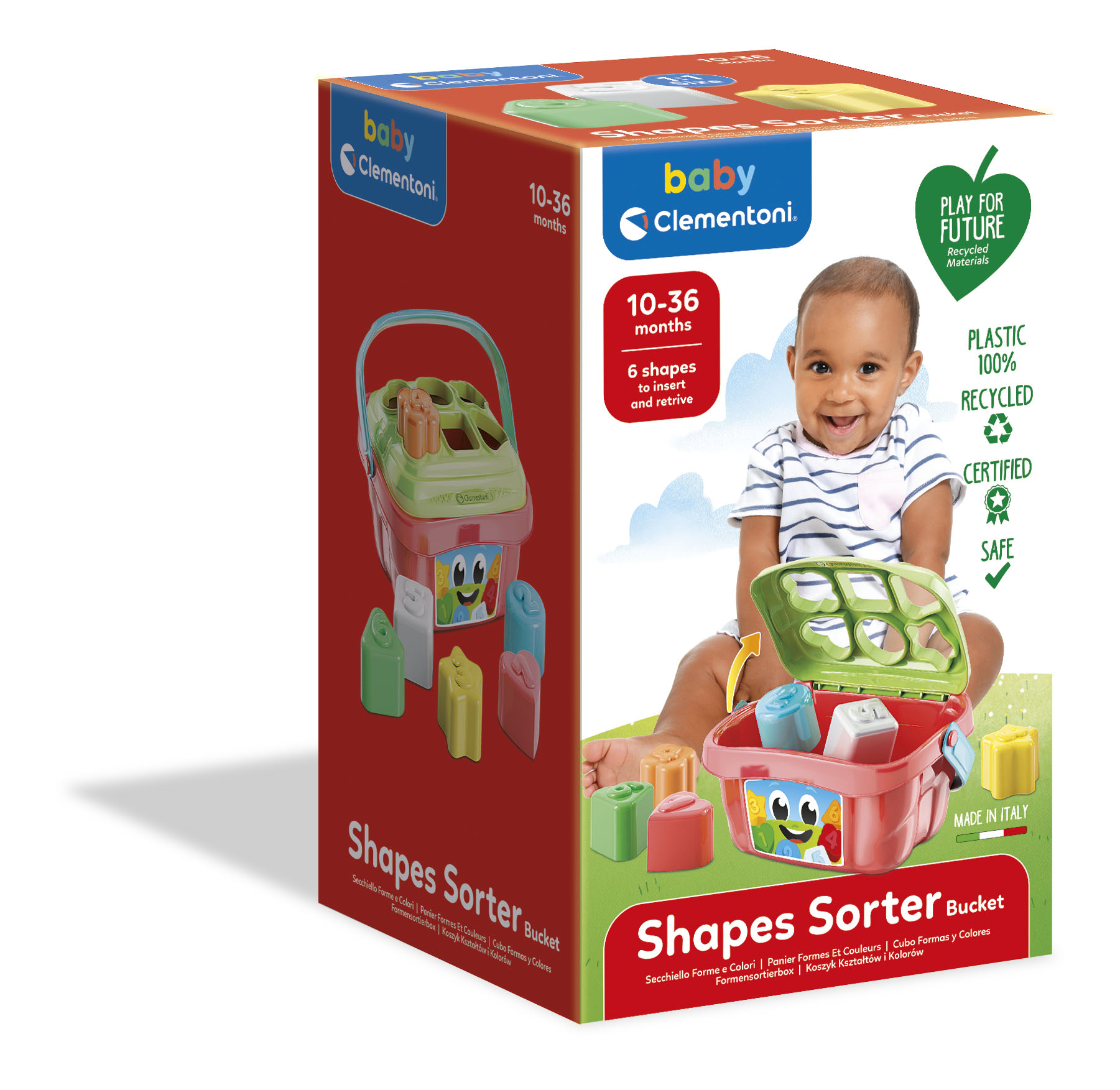 Clementoni Secchiello Forme E Colori