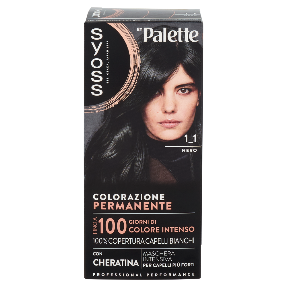 Syoss By Palette Colorazione Permanente 1_1 Nero