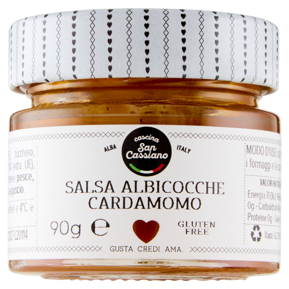 cascina San Cassiano Salsa Albicocche Cardamomo 90 g