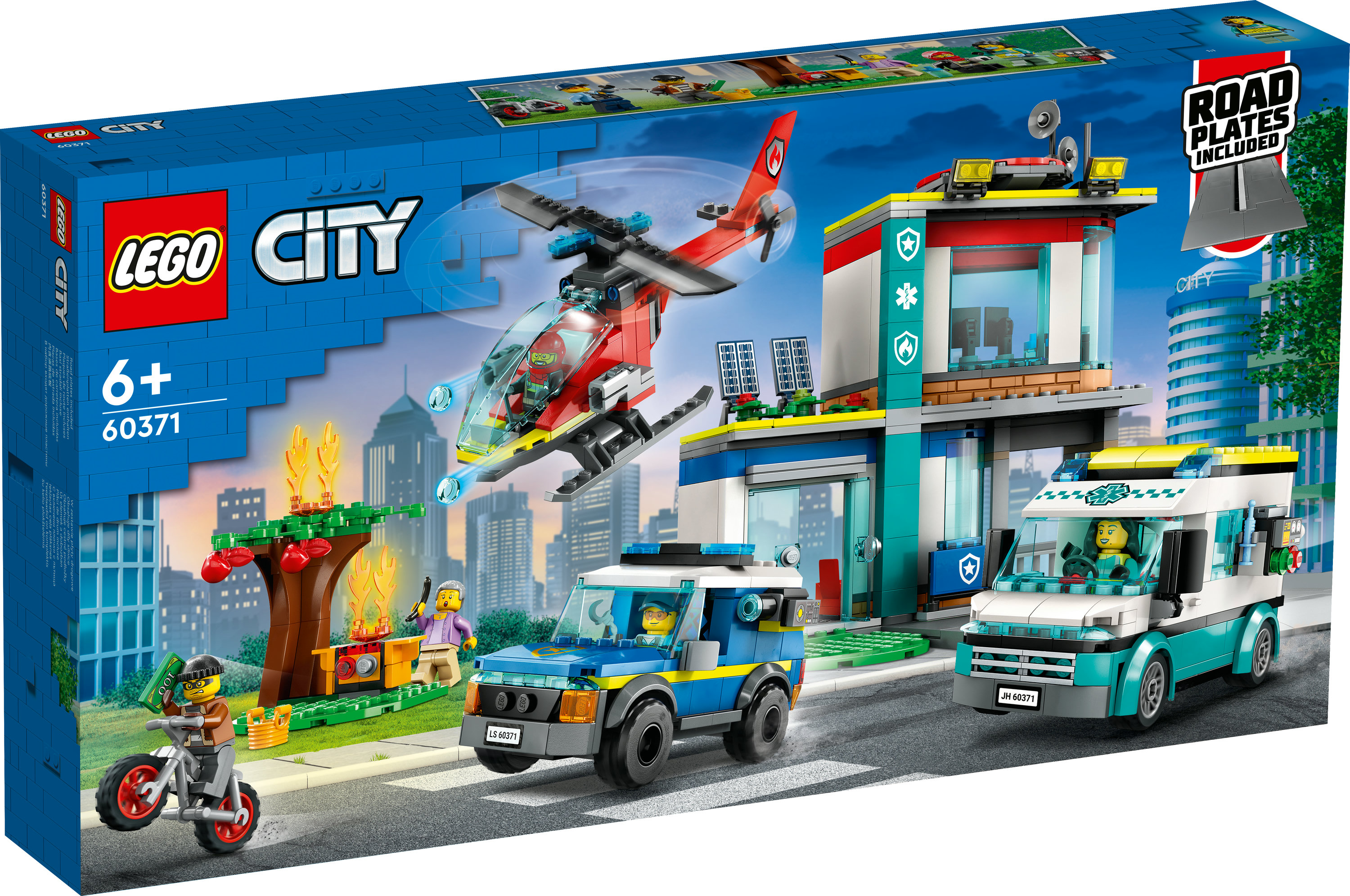 LEGO City Quartier generale veicoli d&rsquo;emergenza