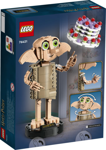 LEGO Harry Potter 76421 Dobby l'Elfo Domestico, Modello Snodabile di Personaggio Iconico, Gioco da Collezione, Regalo 8+ Anni