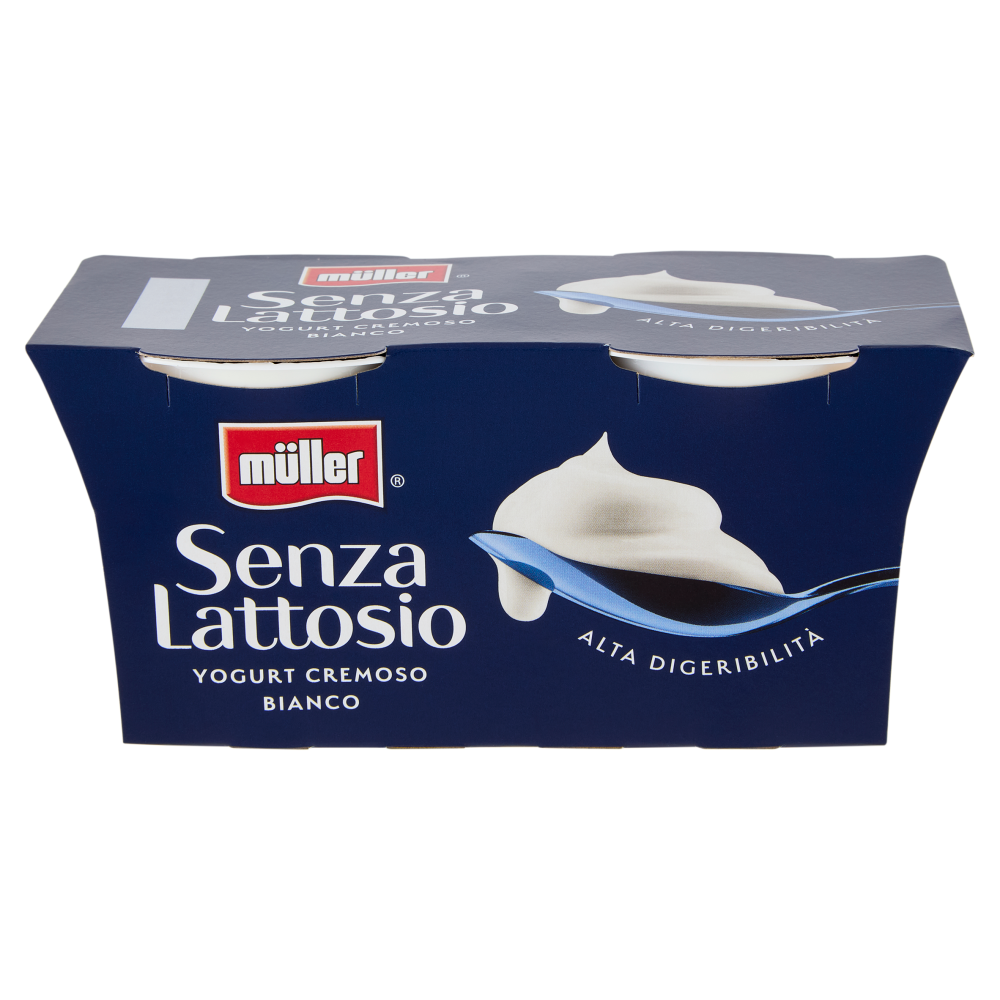 m&uuml;ller Senza Lattosio Yogurt Cremoso Bianco 2 x 125 g