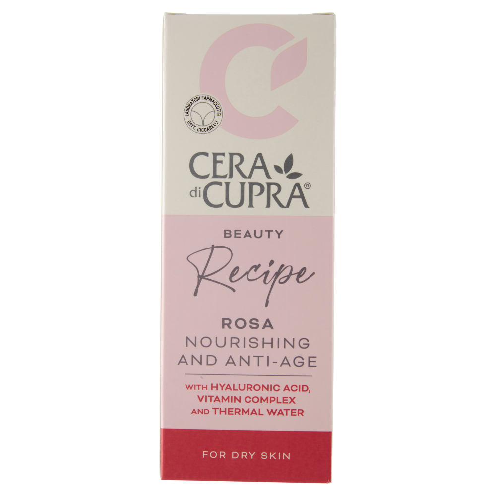 Cera di Cupra Ricetta di Bellezza Rosa Nutriente e Anti-Età 75 ml