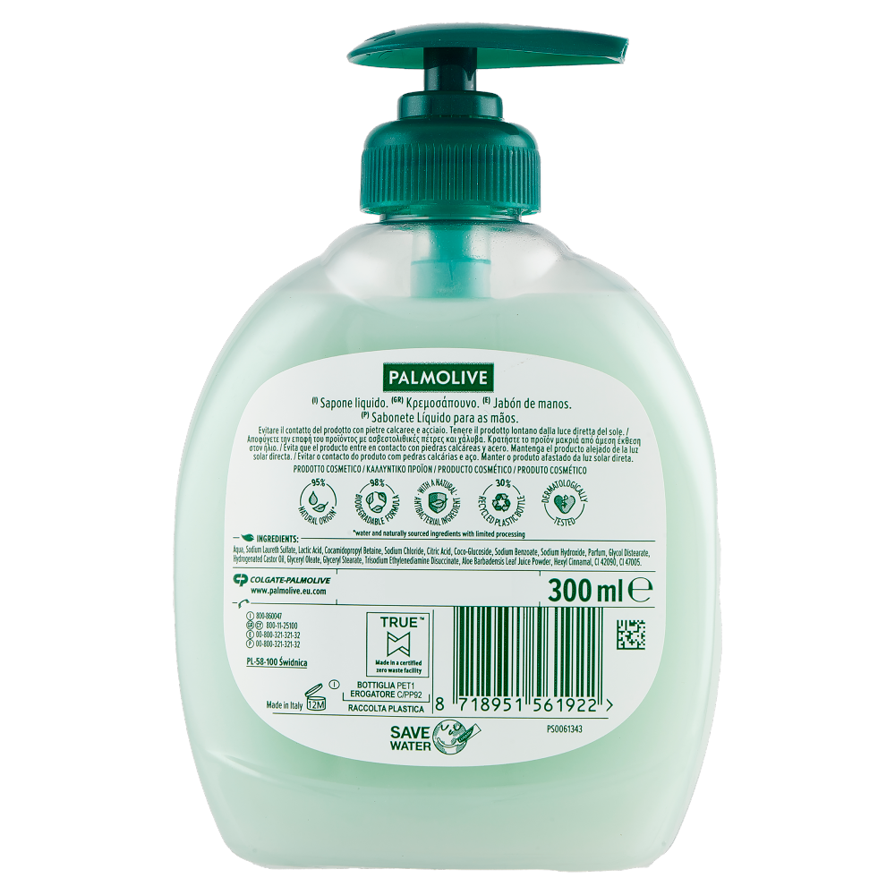 Palmolive sapone liquido mani Hygiene Plus antibatterico 300 ml