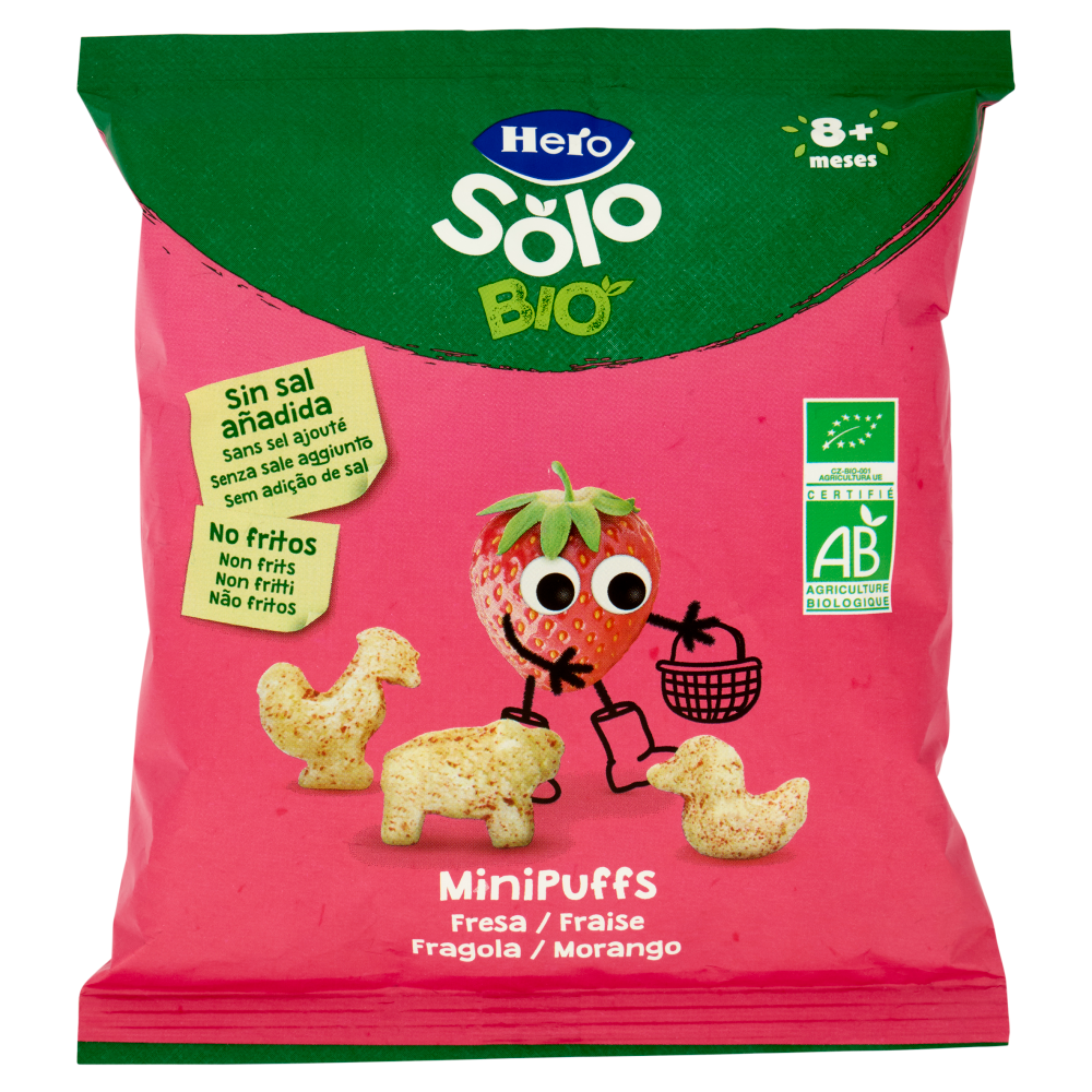 Hero Solo Bio MiniPuffs Fragola 18 g